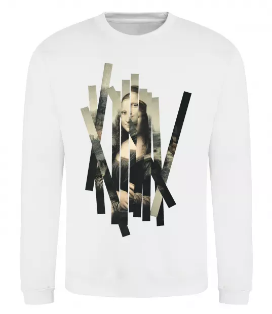 Свитшот Mona Lisa полоси Белый фото