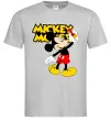 Чоловіча футболка Mickey Mouse з фломастером Сірий фото