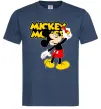 Чоловіча футболка Mickey Mouse з фломастером Темно-синій фото