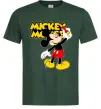 Чоловіча футболка Mickey Mouse з фломастером Темно-зелений фото