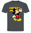 Чоловіча футболка Mickey Mouse з фломастером Графіт фото