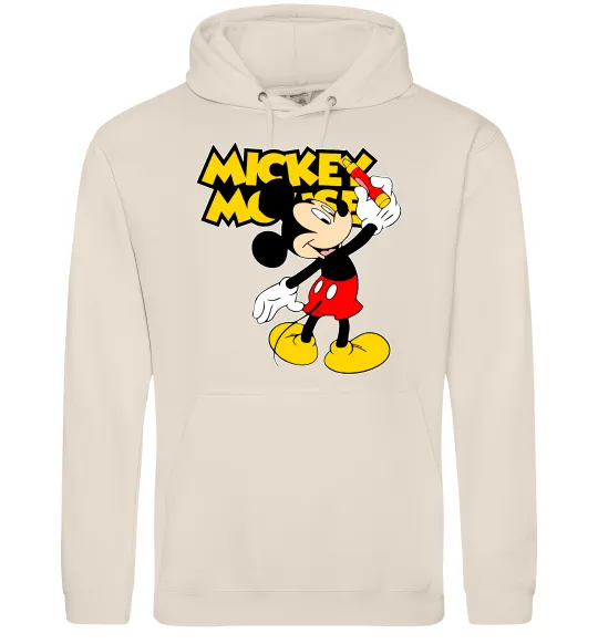 Мужская толстовка (худи) Mickey Mouse з фломастером Таш фото