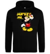 Женская толстовка (худи) Mickey Mouse з фломастером Черный фото