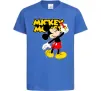 Детская футболка Mickey Mouse з фломастером Ярко-синий фото