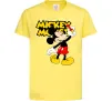 Детская футболка Mickey Mouse з фломастером Лимонный фото