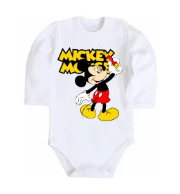 Детский боди Mickey Mouse з фломастером Белый фото