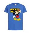 Дитяча футболка Mickey Mouse з фломастером Яскраво-синій фото