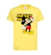 Дитяча футболка Mickey Mouse з фломастером Лимонний фото