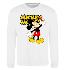 Світшот Mickey Mouse з фломастером Білий фото