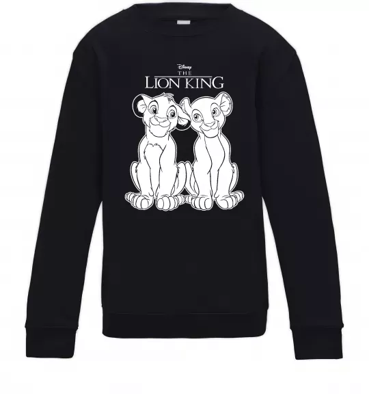Детский Свитшот The Lion King Disney Черный фото