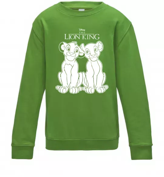 Детский Свитшот The Lion King Disney Лаймовый фото