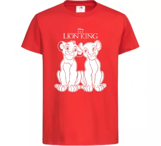Детская футболка The Lion King Disney Красный фото