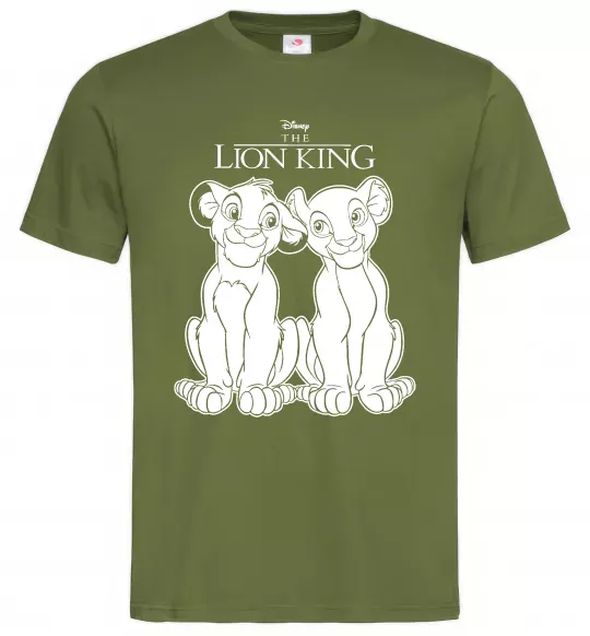 Мужская футболка The Lion King Disney Оливковый фото
