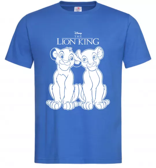 Мужская футболка The Lion King Disney Ярко-синий фото