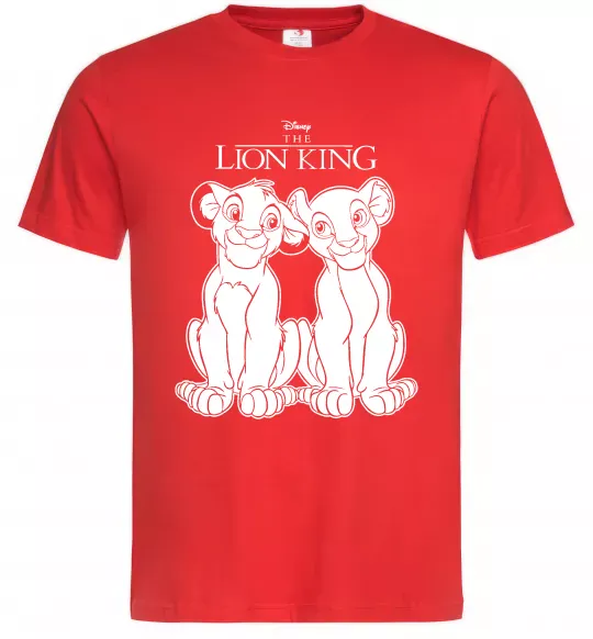 Мужская футболка The Lion King Disney Красный фото
