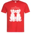 Мужская футболка The Lion King Disney Красный фото