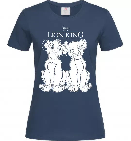 Женская футболка The Lion King Disney Темно-синий фото