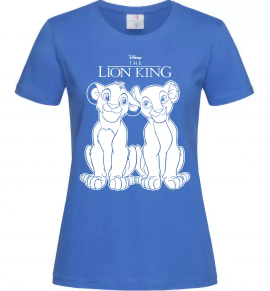 Женская футболка The Lion King Disney Ярко-синий фото