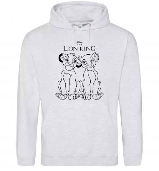 Жіноча толстовка (худі) The Lion King Disney Сірий меланж фото