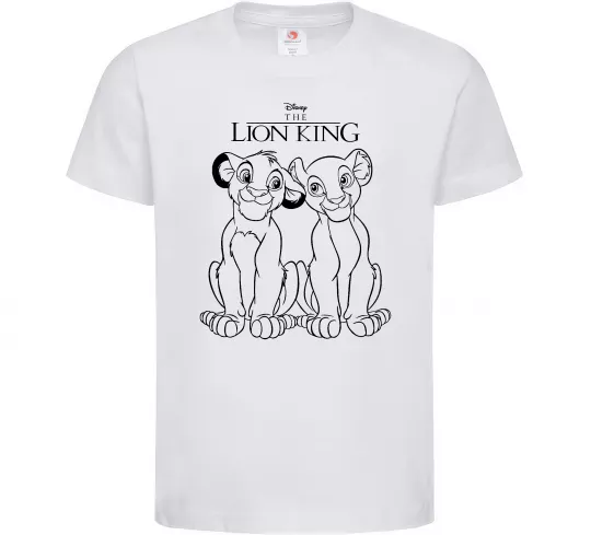 Детская футболка The Lion King Disney Белый фото