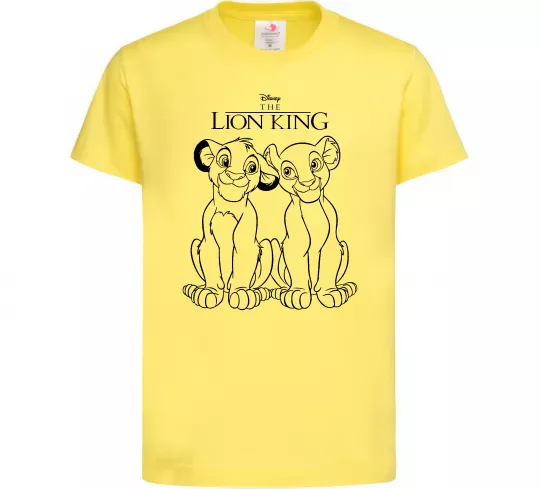 Детская футболка The Lion King Disney Лимонный фото