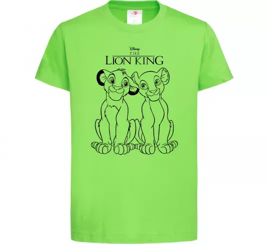 Детская футболка The Lion King Disney Лаймовый фото