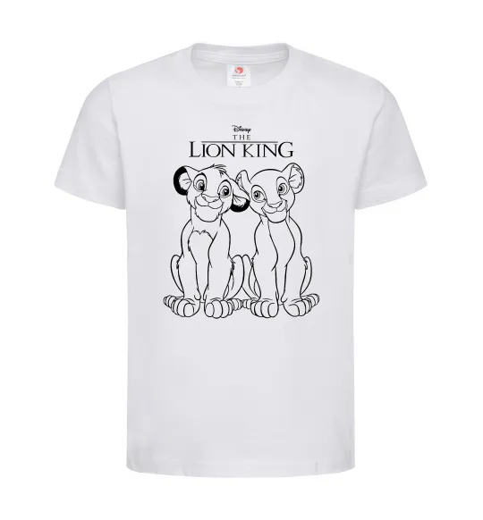 Дитяча футболка The Lion King Disney Білий фото
