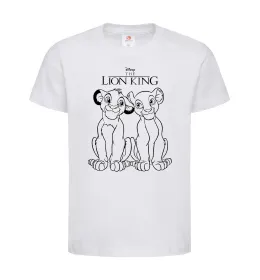 Детская футболка The Lion King Disney Белый фото