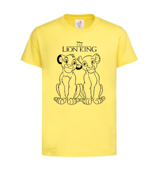 Дитяча футболка The Lion King Disney Лимонний фото