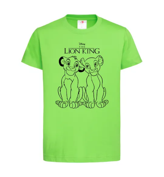 Дитяча футболка The Lion King Disney Лаймовий фото
