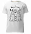Чоловіча преміум футболка The Lion King Disney Білий фото