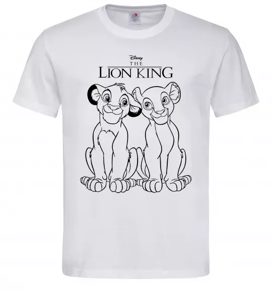 Мужская футболка The Lion King Disney Белый фото