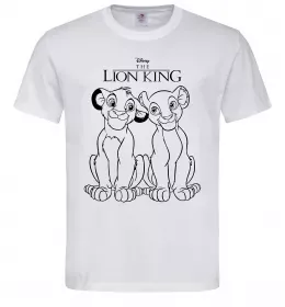 Мужская футболка The Lion King Disney Белый фото