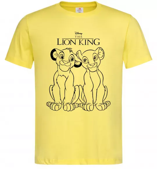 Мужская футболка The Lion King Disney Лимонный фото