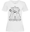 Женская футболка The Lion King Disney Белый фото