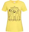 Женская футболка The Lion King Disney Лимонный фото