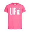 Детская футболка Life Battery Ярко-розовый фото