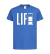 Детская футболка Life Battery Ярко-синий фото