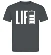 Мужская футболка Life Battery Графит фото