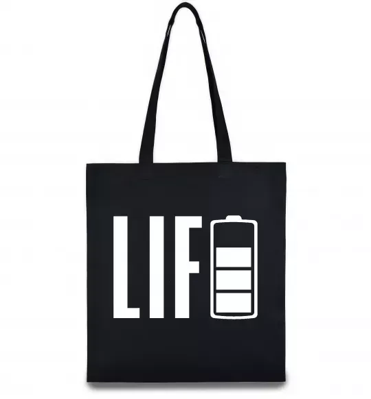 Эко-сумка Life Battery Черный фото