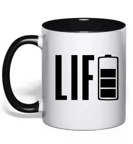 Чашка с цветной ручкой