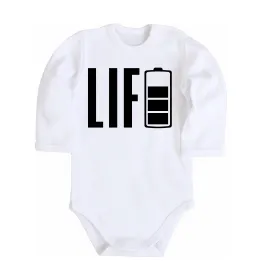 Детский боди Life Battery Белый фото