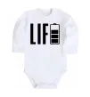 Детский боди Life Battery Белый фото