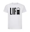 Детская футболка Life Battery Белый фото