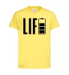 Детская футболка Life Battery Лимонный фото
