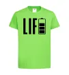Детская футболка Life Battery Лаймовый фото