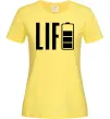 Женская футболка Life Battery Лимонный фото