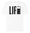 Футболка Оверсайз Life Battery Белый фото