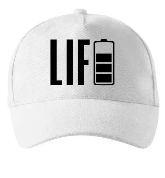 Кепка Life Battery Белый фото