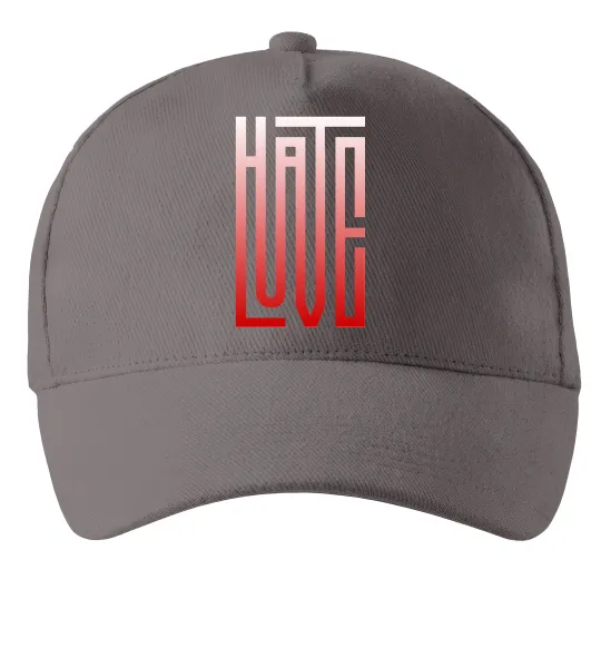 Кепка HateLove Серый фото